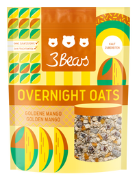 3Bears Overnight Oats Goldene Mango 400g