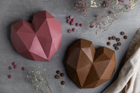 Sallys 3D Diamant-Herz Silikonbackform