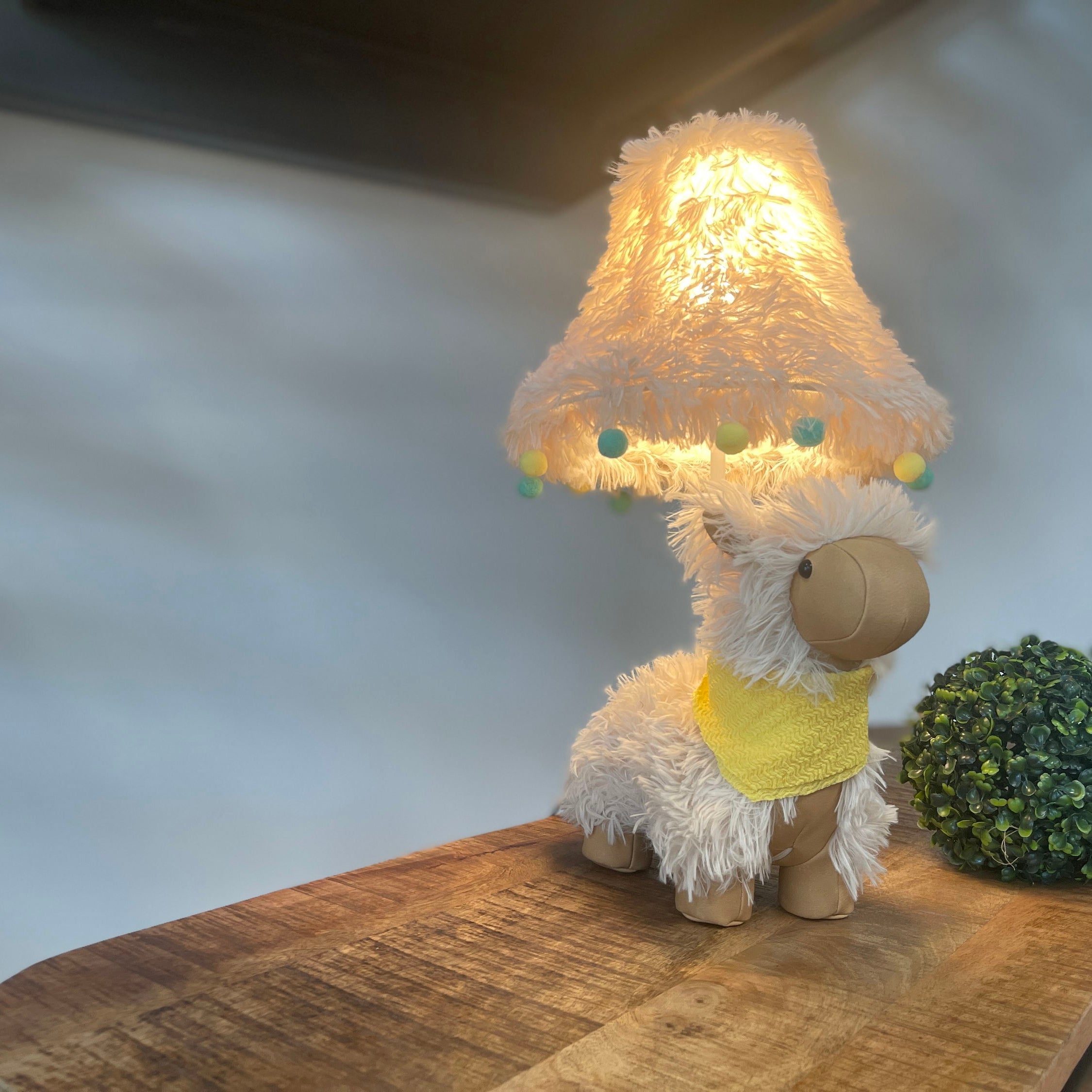 Alma das Alpaka - Stofftierlampe