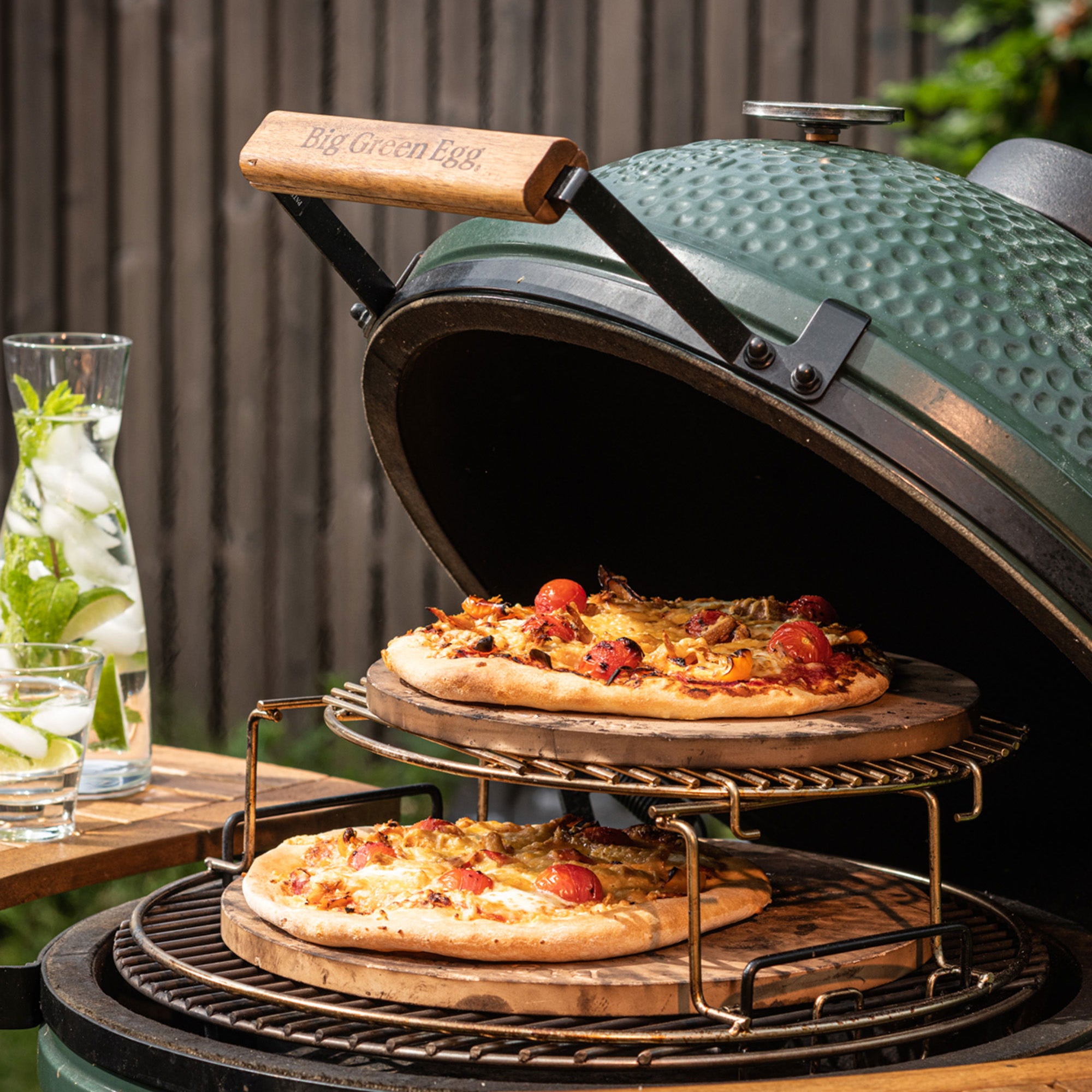 Big Green Egg Flacher Back- und Pizzastein LARGE