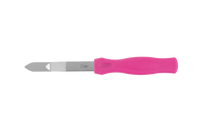 Ein Backformmesser mit pinken Griff