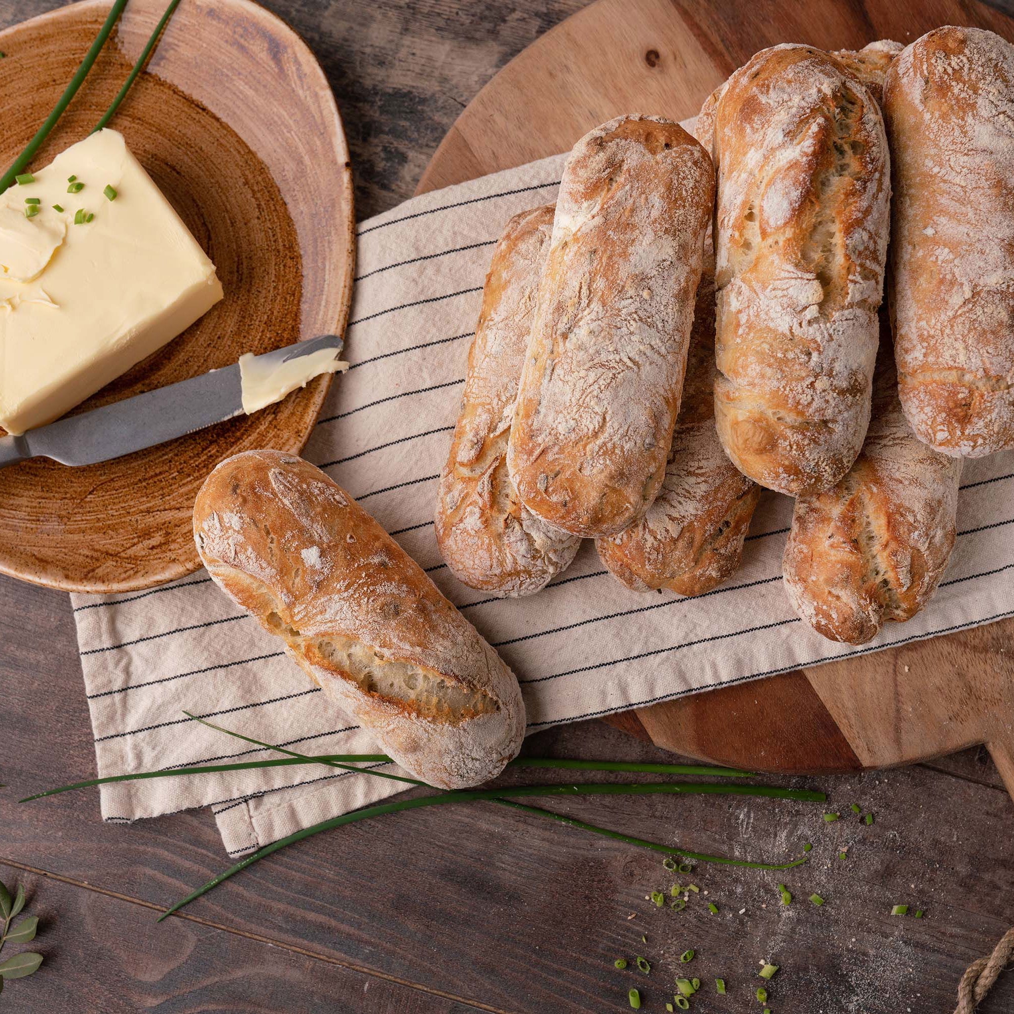 Sallys Mini-Baguetteblech