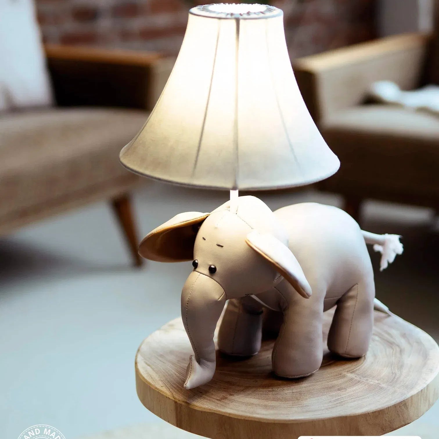 Bobby der Elefant -  Stofftierlampe