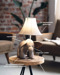 Bobby der Elefant -  Stofftierlampe