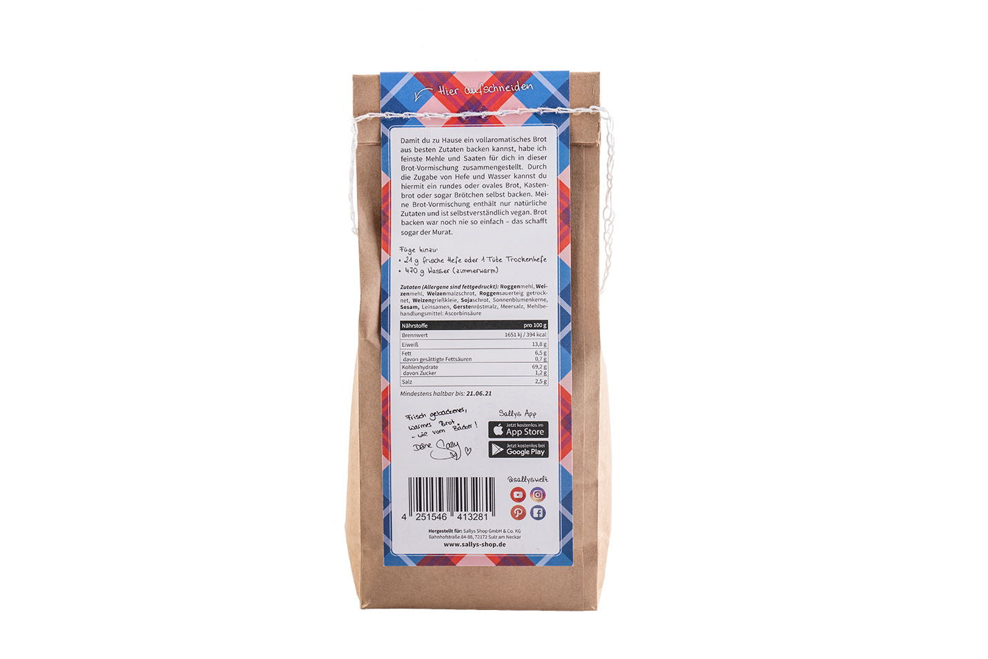 Sallys Brot #4 - dunkles Mehrkornbrot