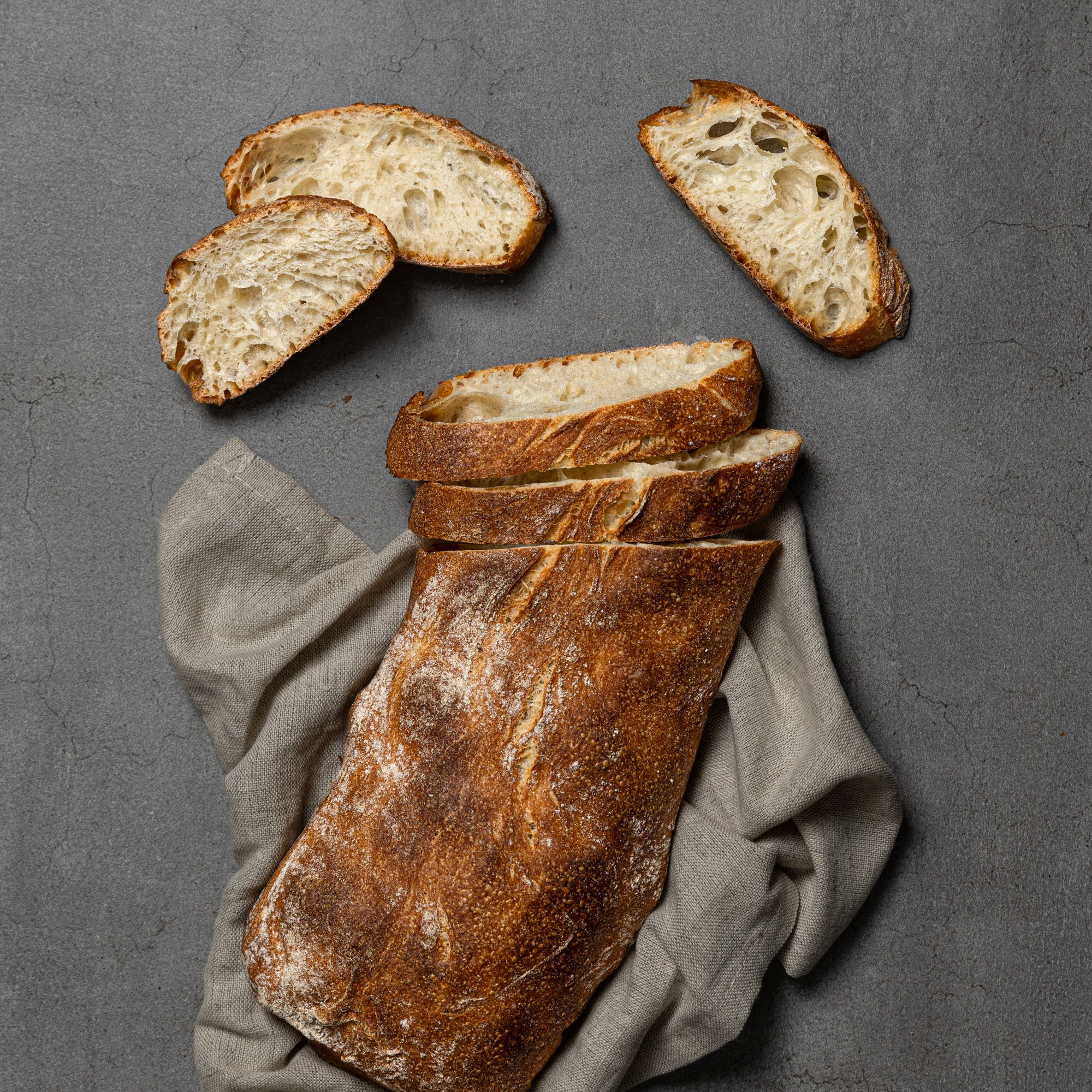 Sallys Brot #8- Vormischung für Ciabattabrot