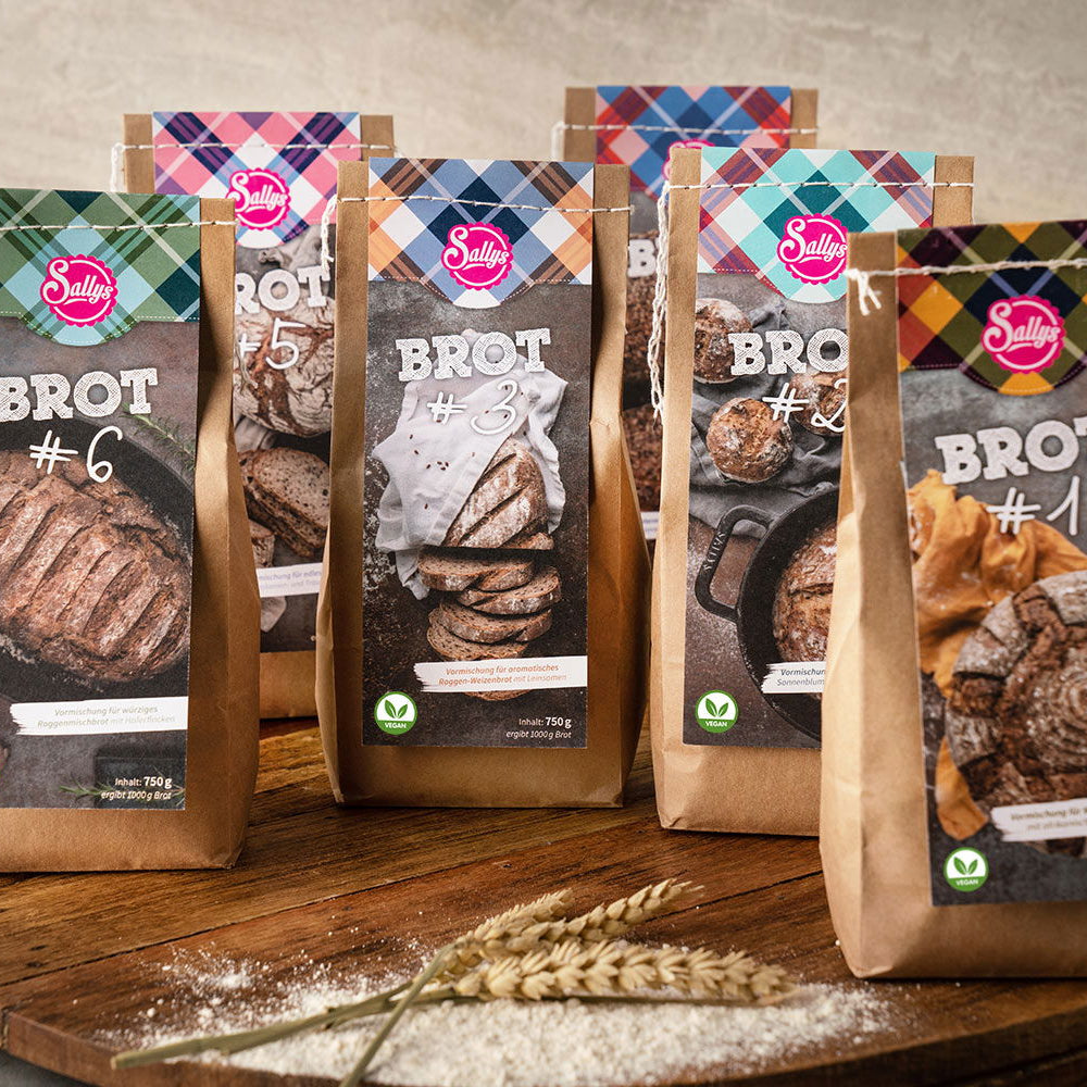 Sallys Brot #3 - Vormischung für Roggen-Weizenbrot