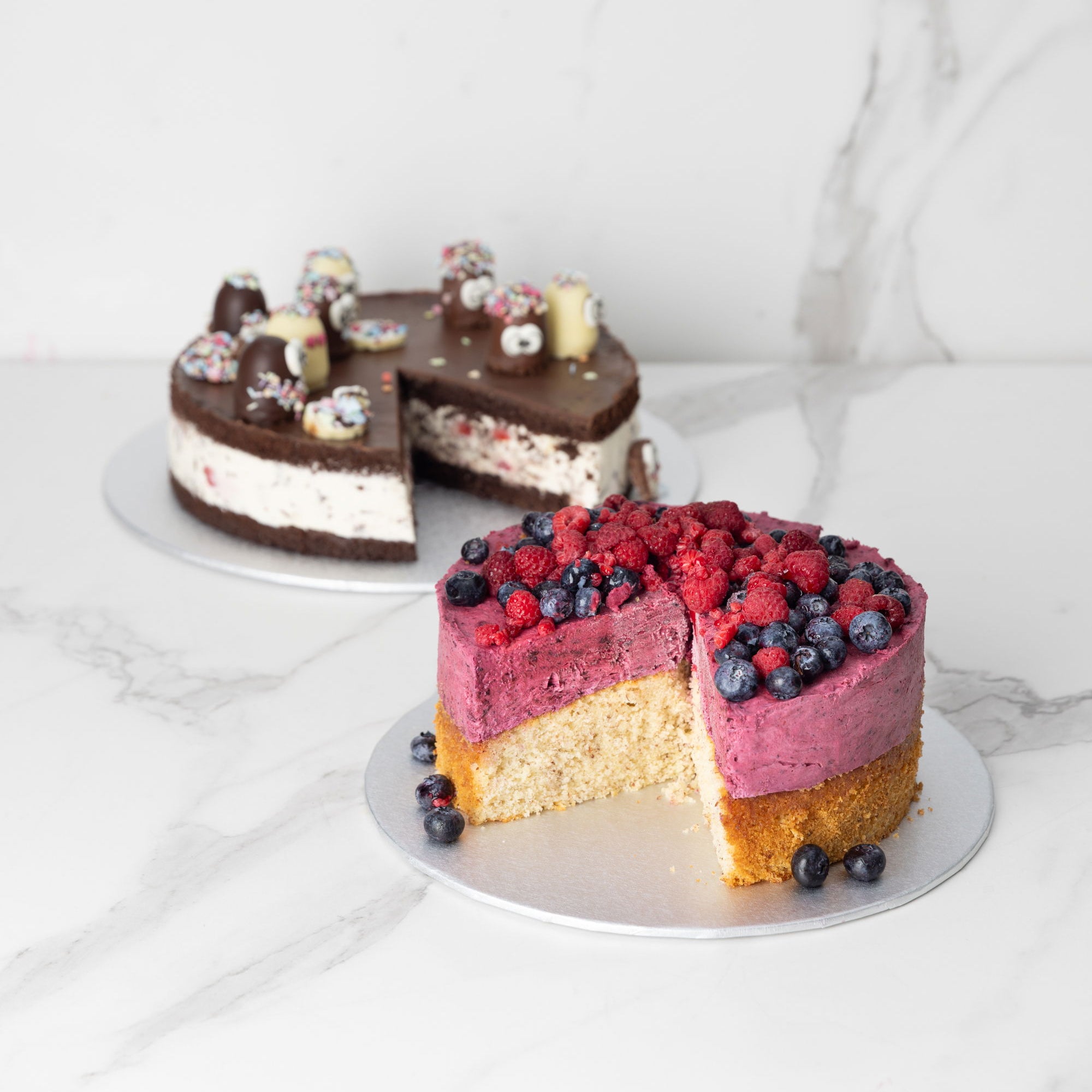 Sallys Cake Boards - silber - 3er Set