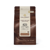 Eine Packung Callebaut Vollmilch-Kuvertüre