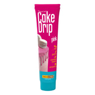 Eine Tube Cake Drip in pink
