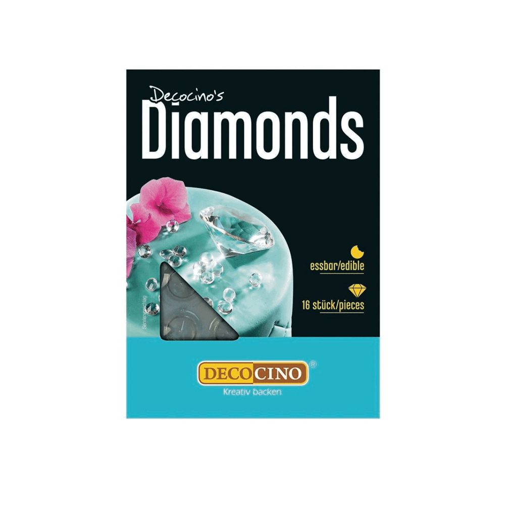 Eine Packung Deko-Diamanten