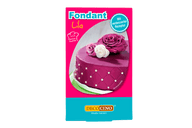 Eine Packung mit Fondant lila