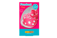 Eine Packung mit Fondant pink