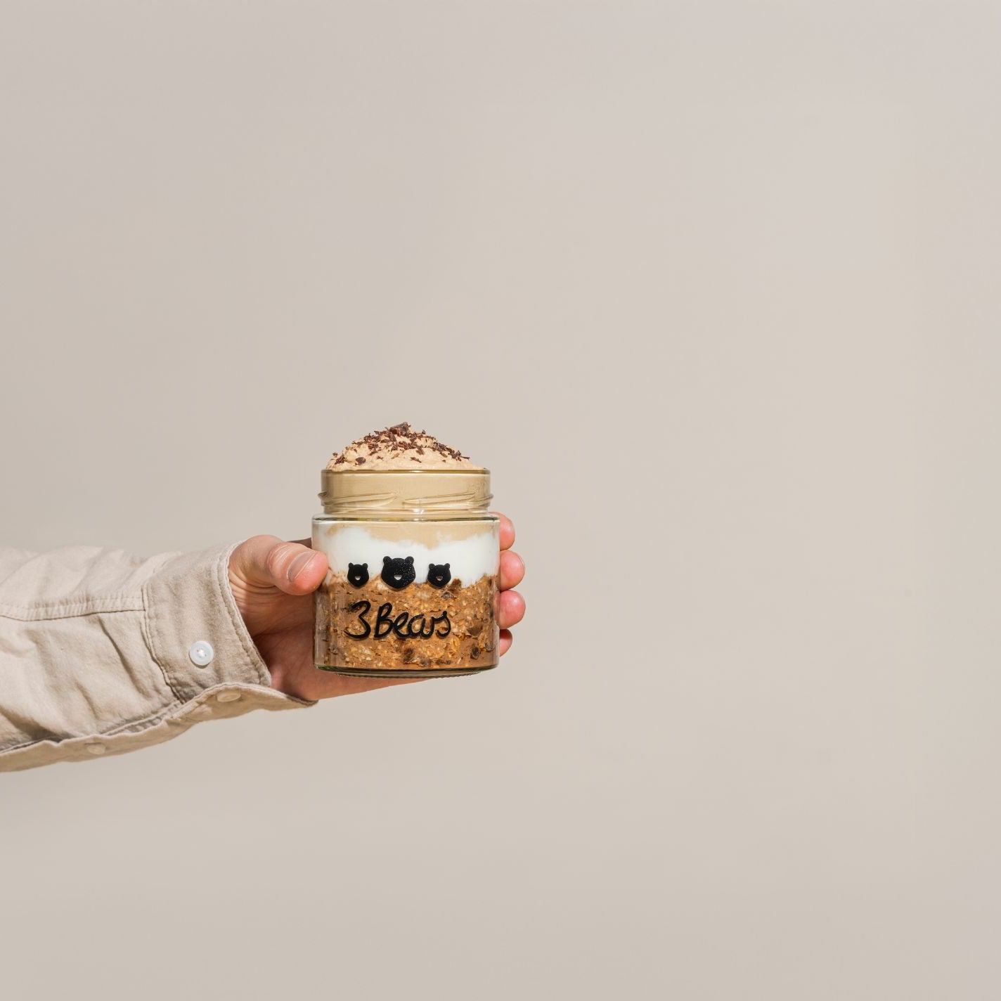3Bears Overnight Oats Typ Eiskaffee 400g