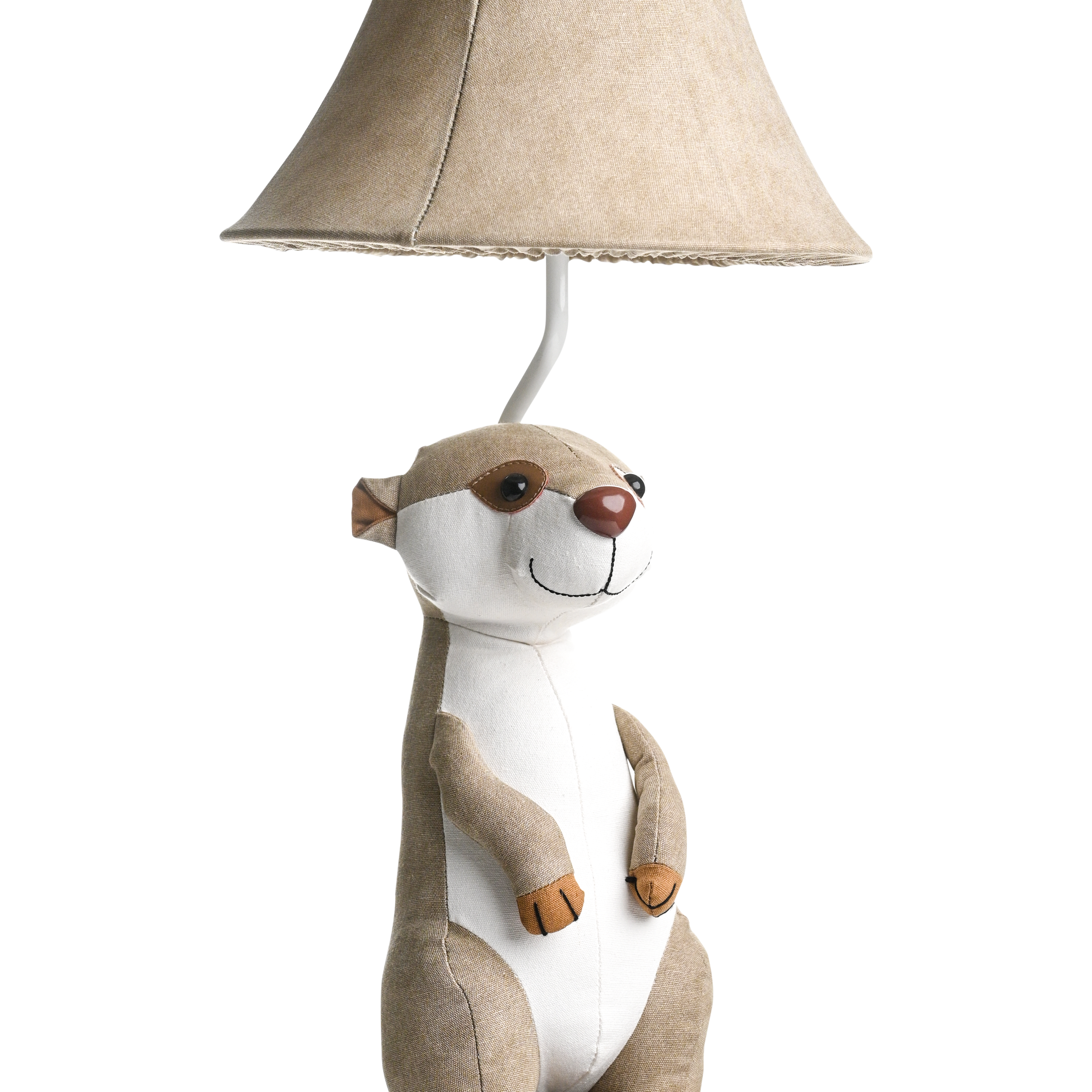 Eine Erdmännchen Stofftierlampe