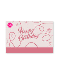 Gutschein "Happy Birthday" - 25-100€ - per E-Mail