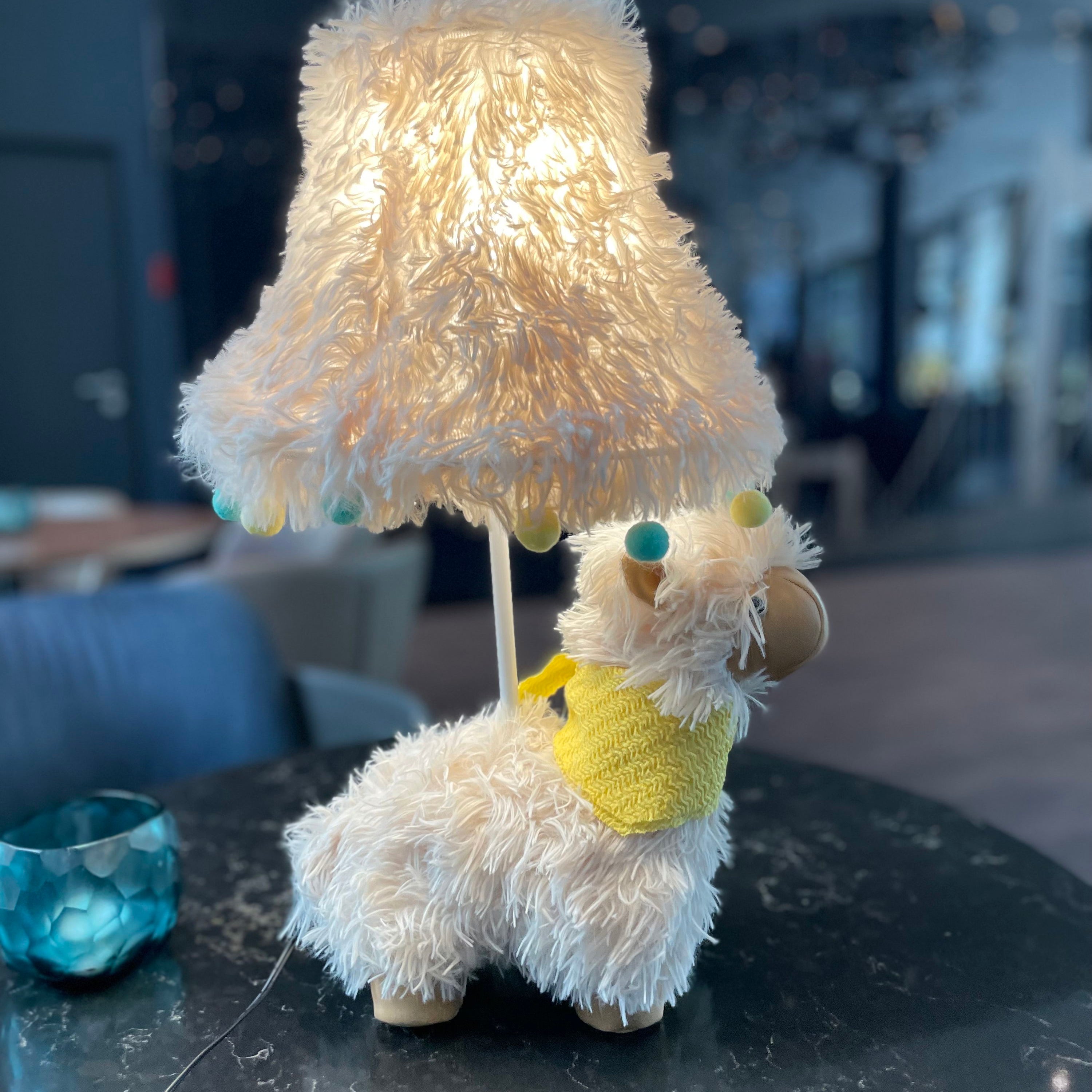 Alma das Alpaka - Stofftierlampe