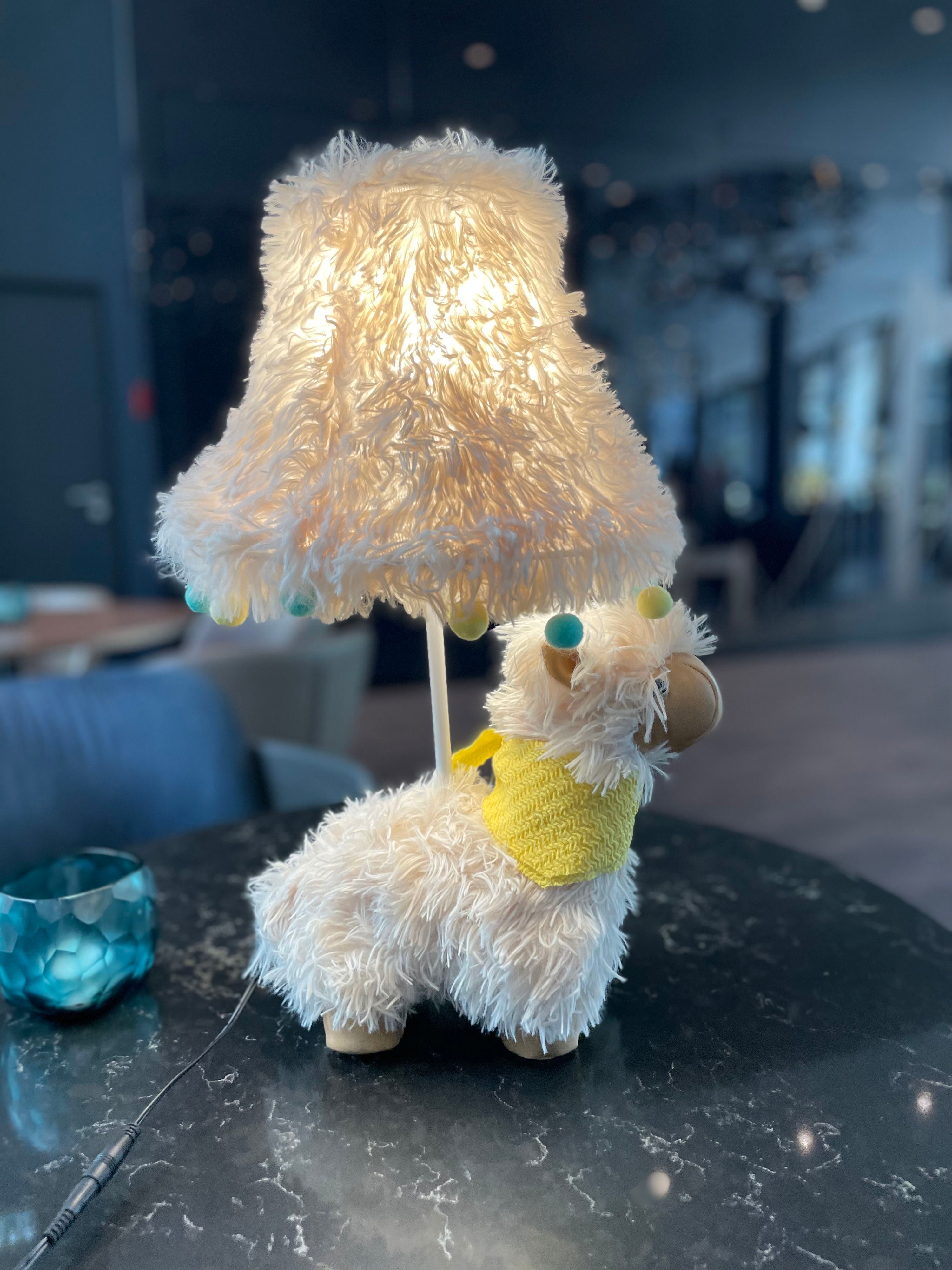 Alma das Alpaka - Stofftierlampe