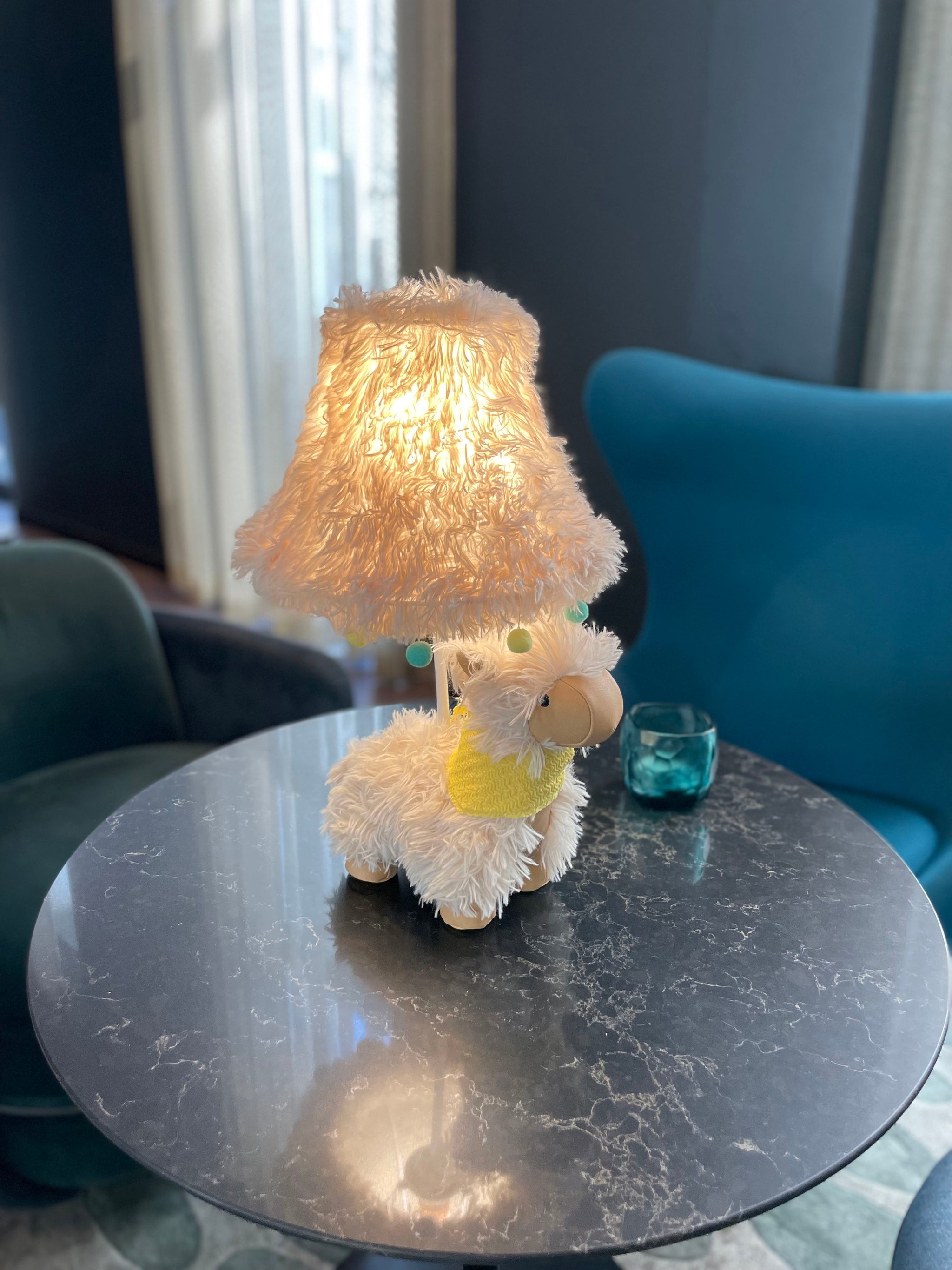 Alma das Alpaka - Stofftierlampe
