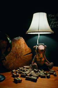 Charles der Bär - Stofftierlampe