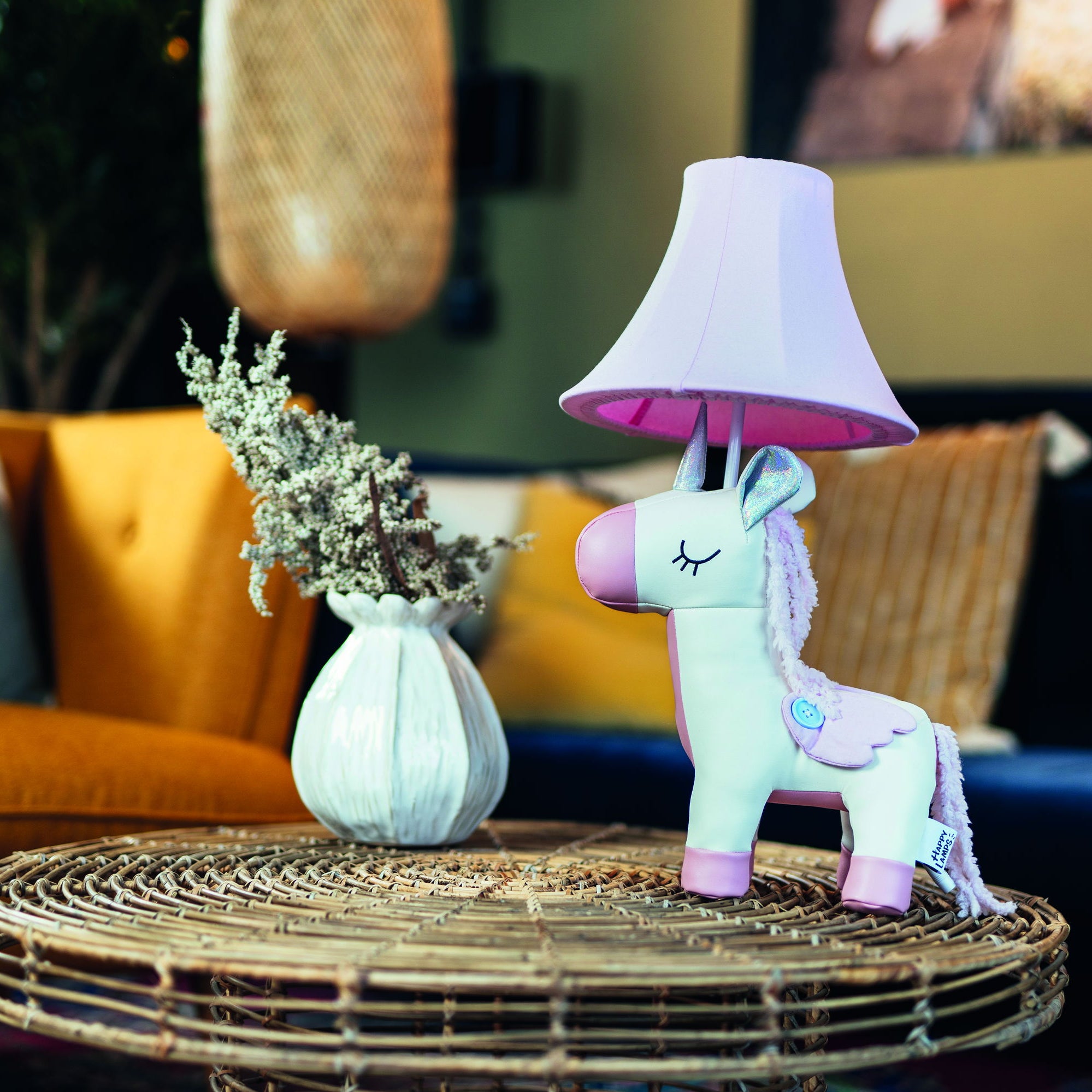 Elsa das Einhorn - Stofftierlampe