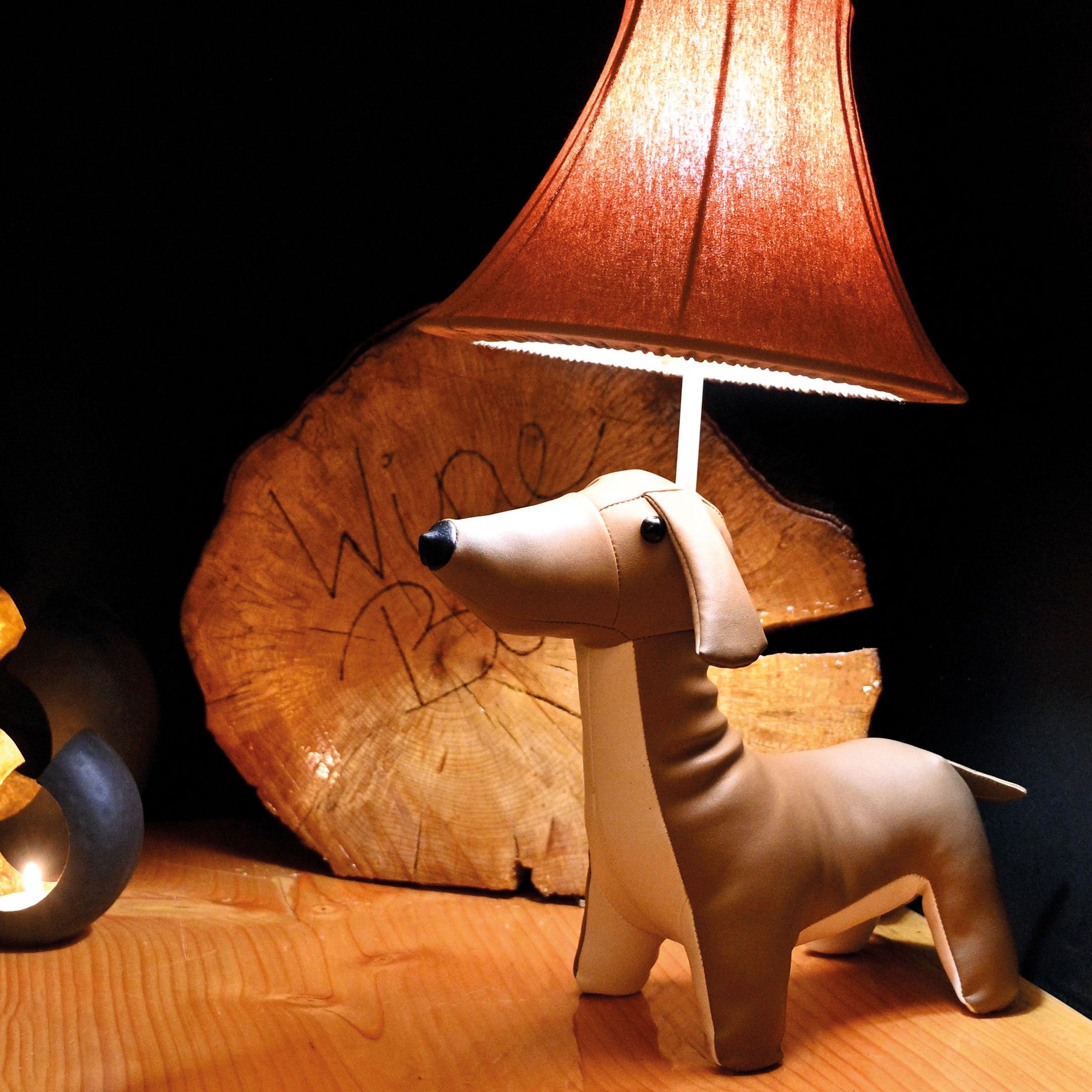 Waldi der Dackel - Stofftierlampe