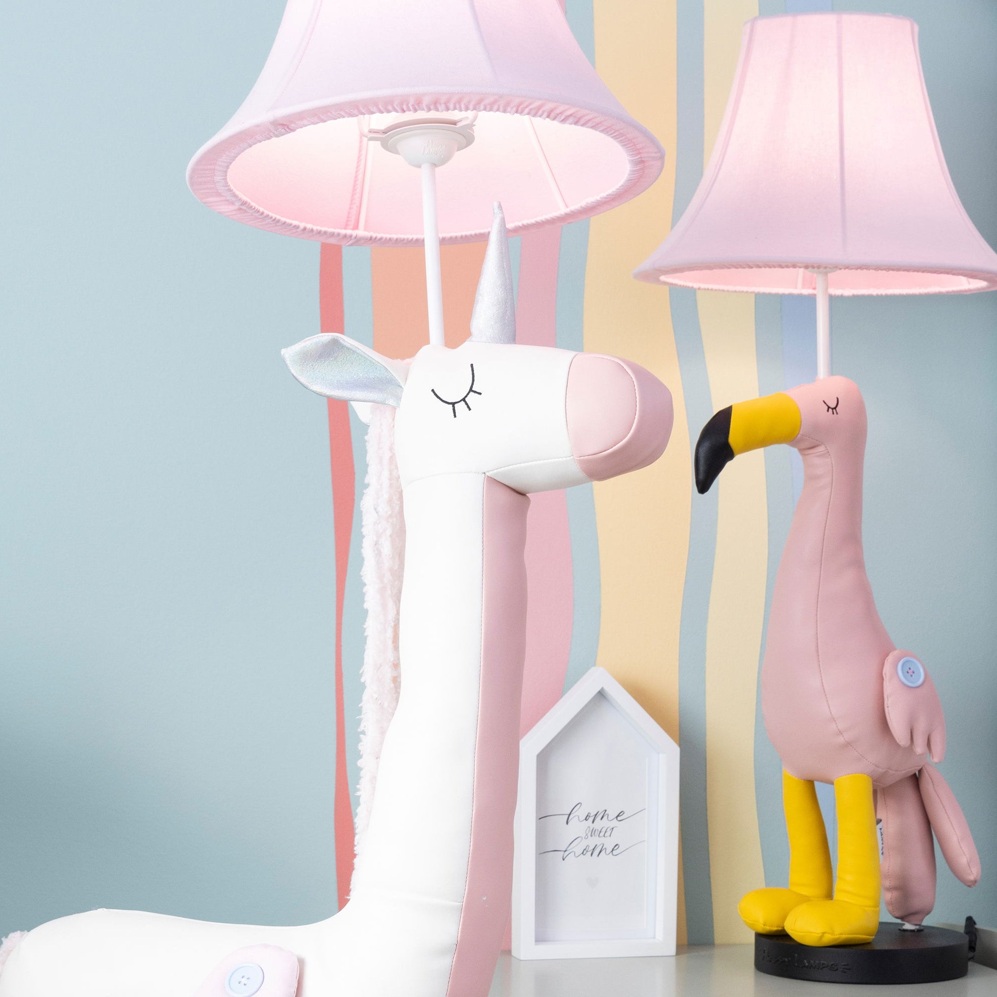 Mingo der Flamingo - Stofftierlampe