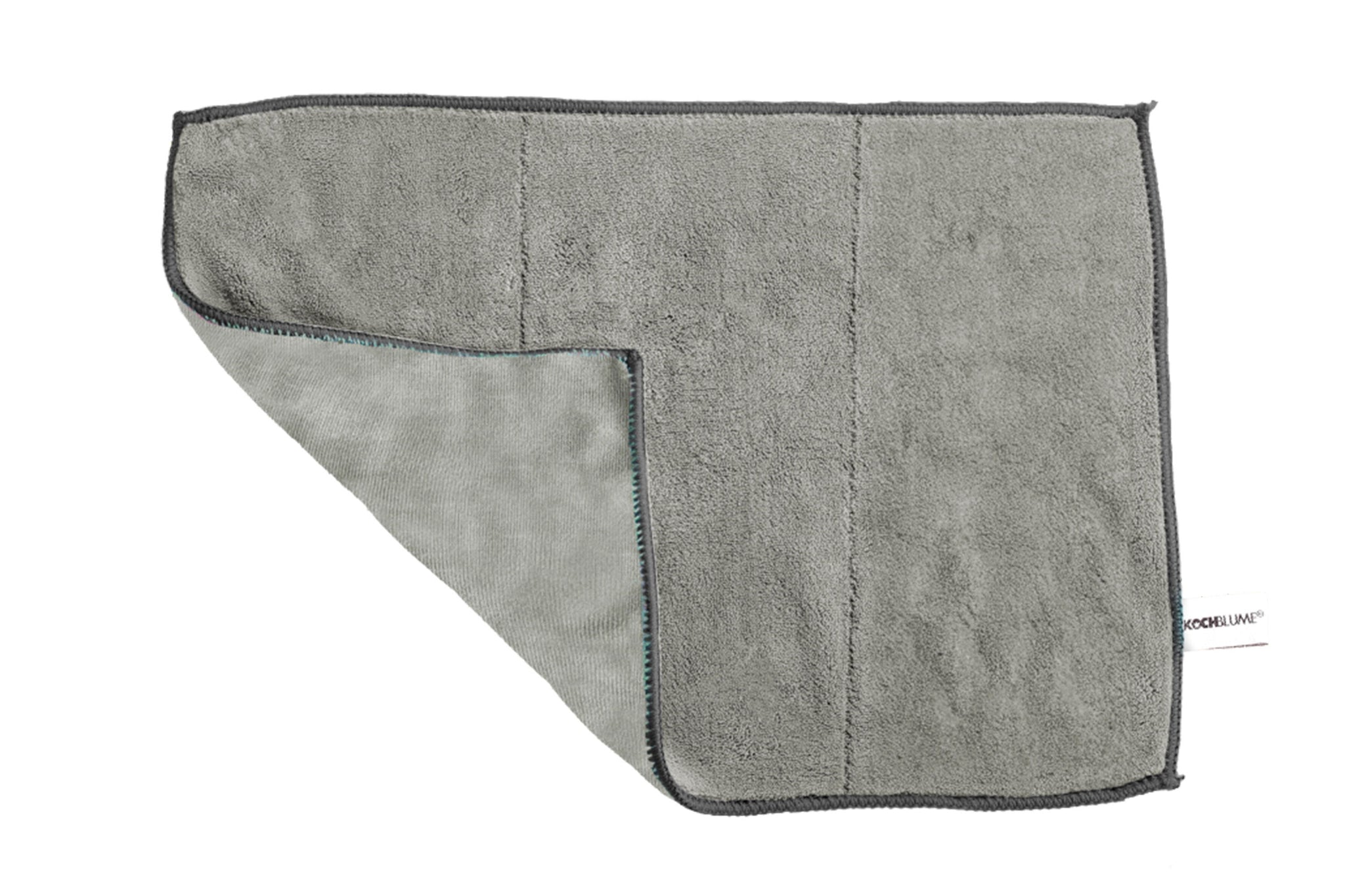 Ein Geschirrtuch in der Farbe taupe