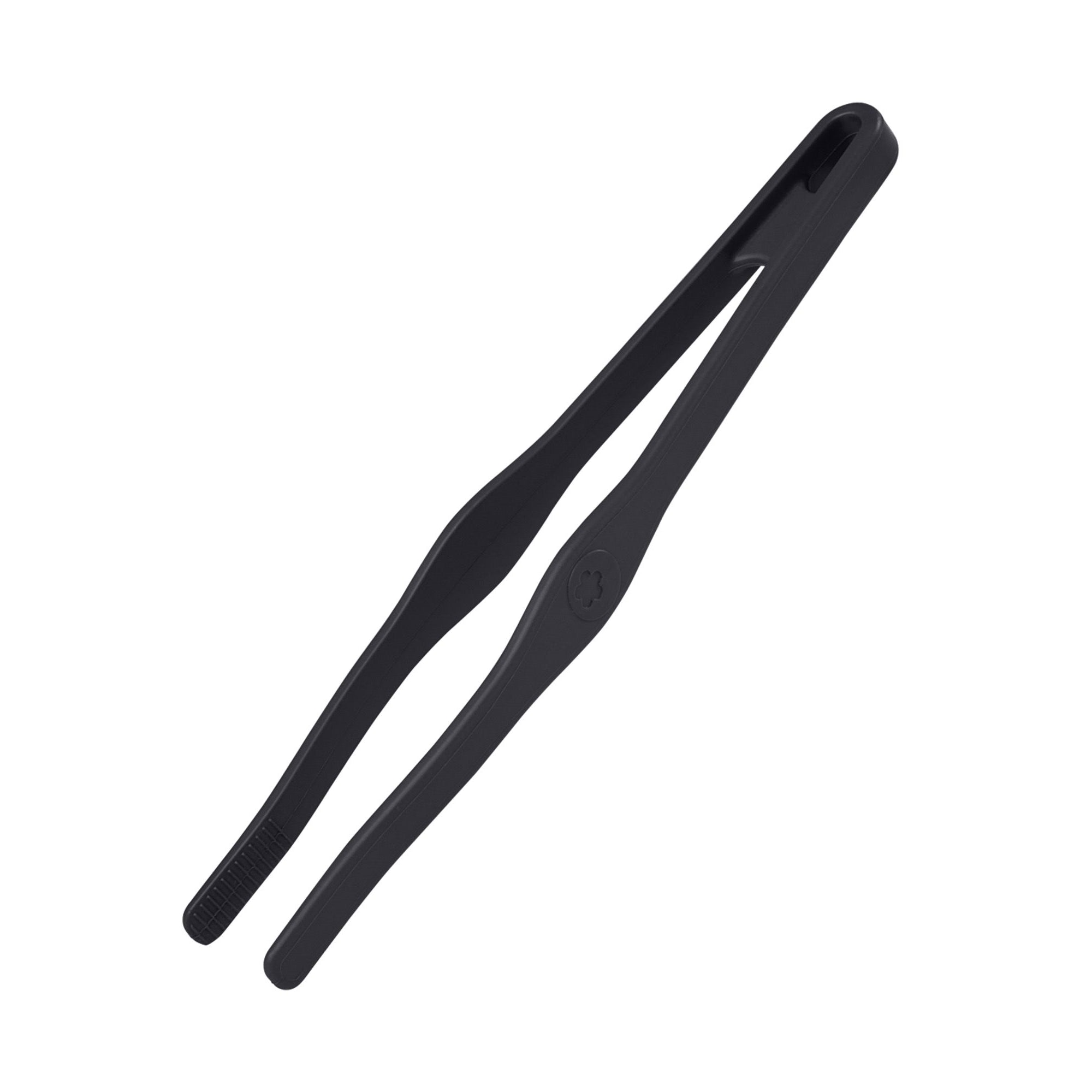 Eine schwarze Küchenpinzette