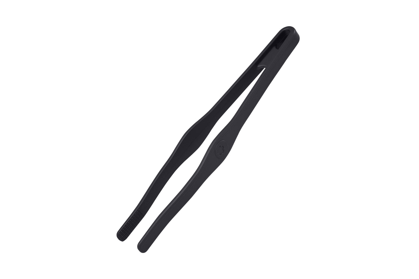 Eine schwarze Küchenpinzette