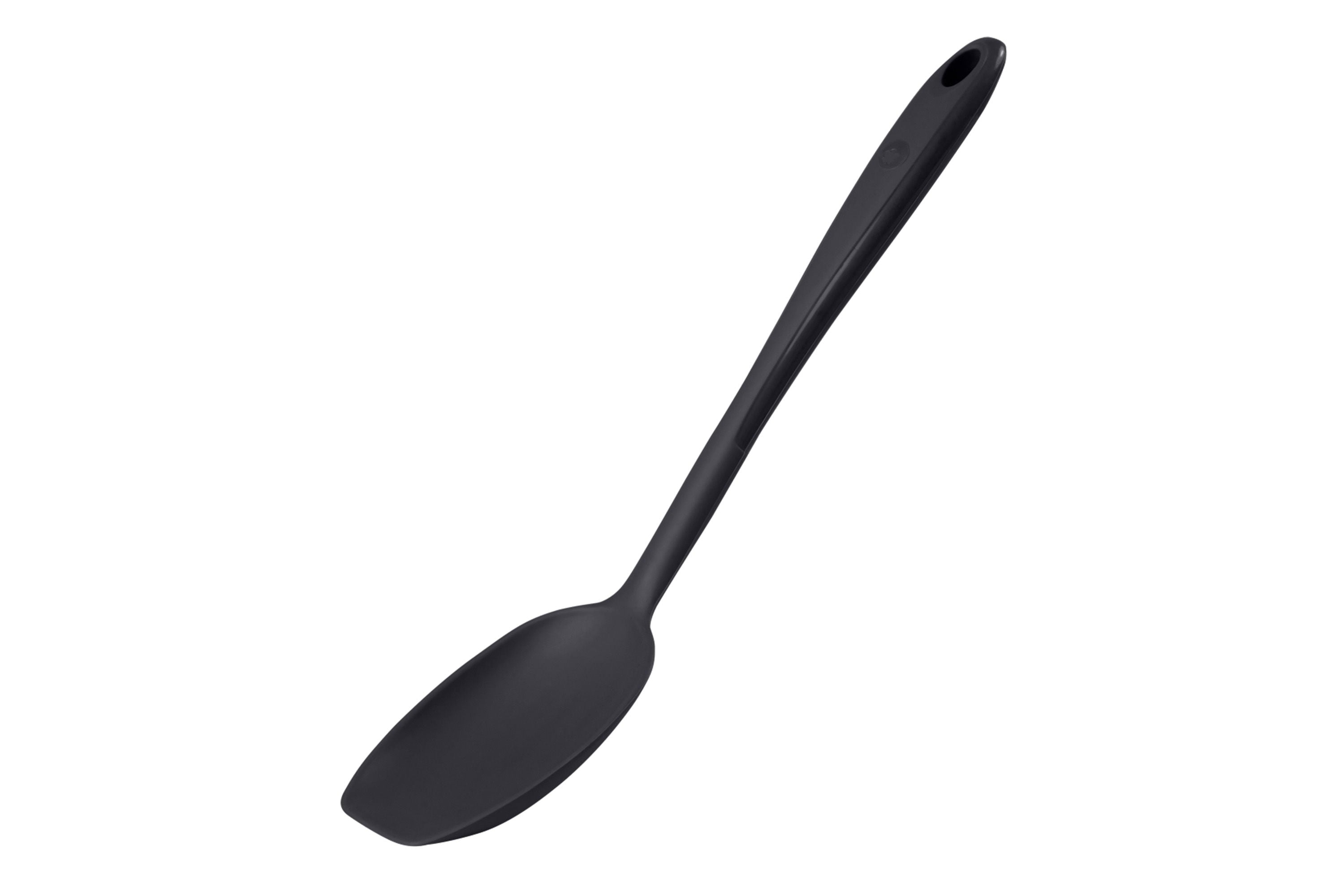 Ein Sossenlöffel in der Farbe anthrazit