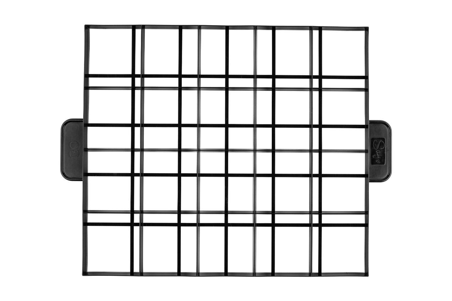 Ein schwarzer Kuchenteinteiler