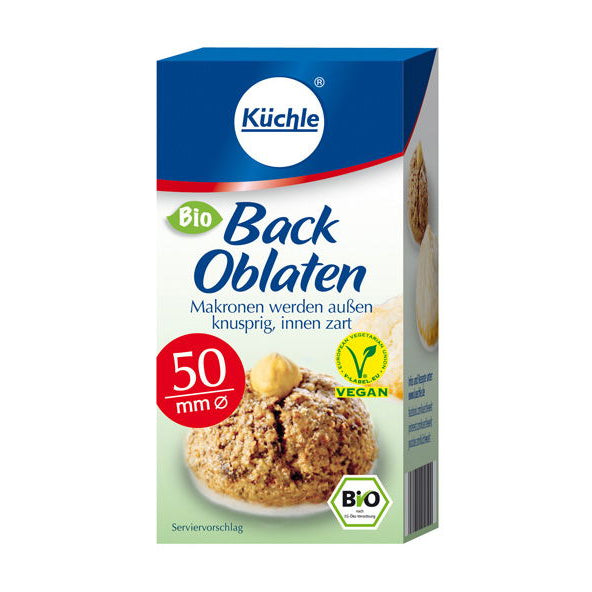 Eine Packung Backoblaten