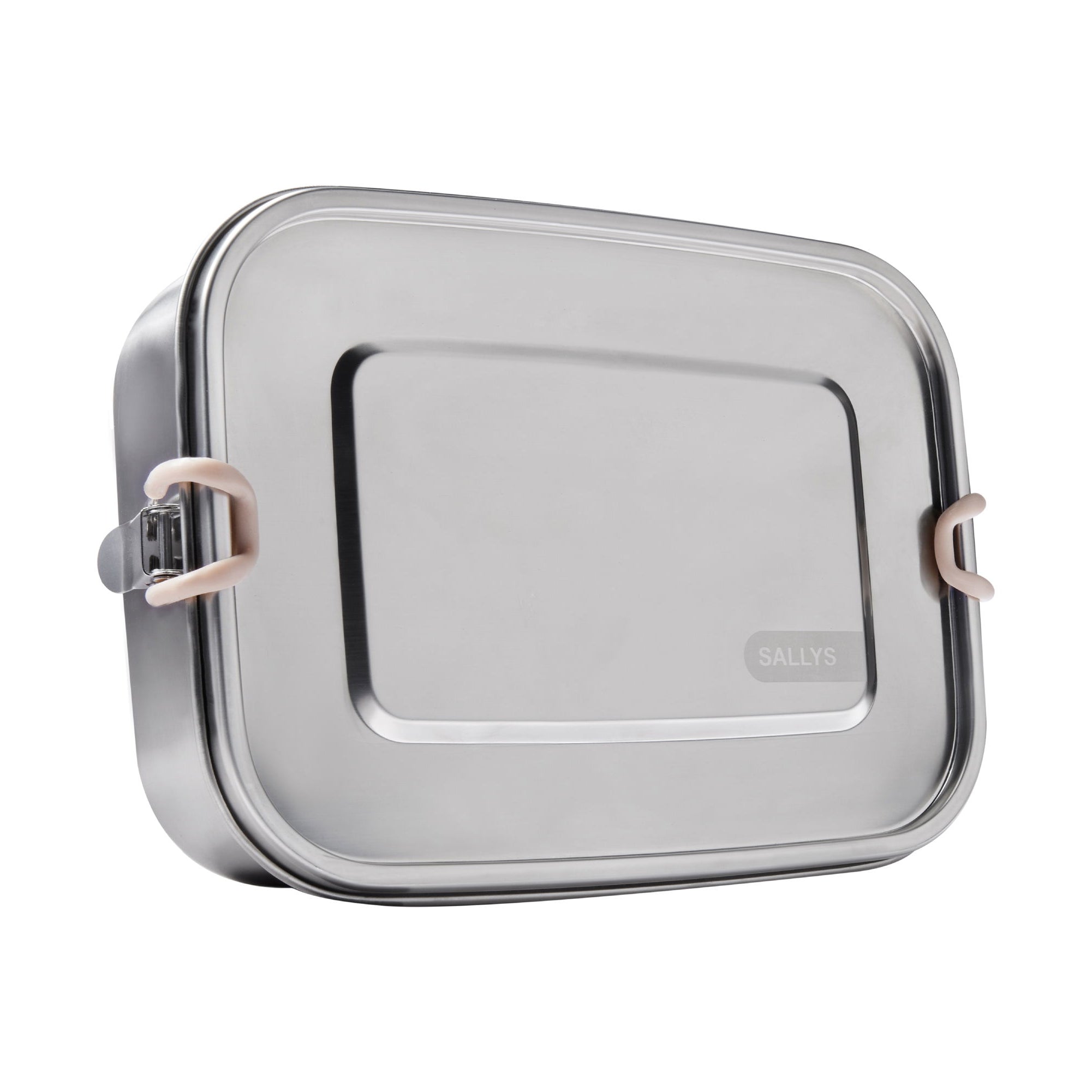 edelstahl lunchbox groß freisteller schräge ansicht geschlossener deckel