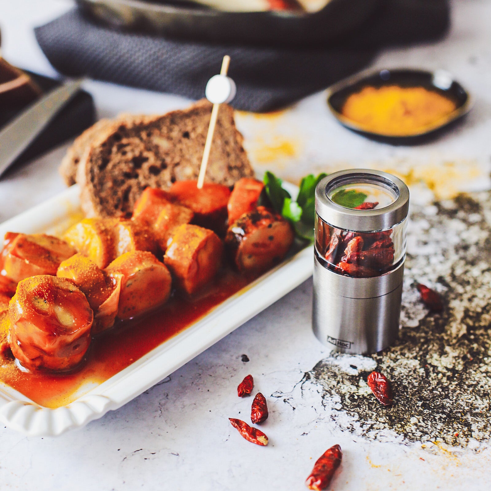 AdHoc Mini Chili- und Gewürzschneider Voyage