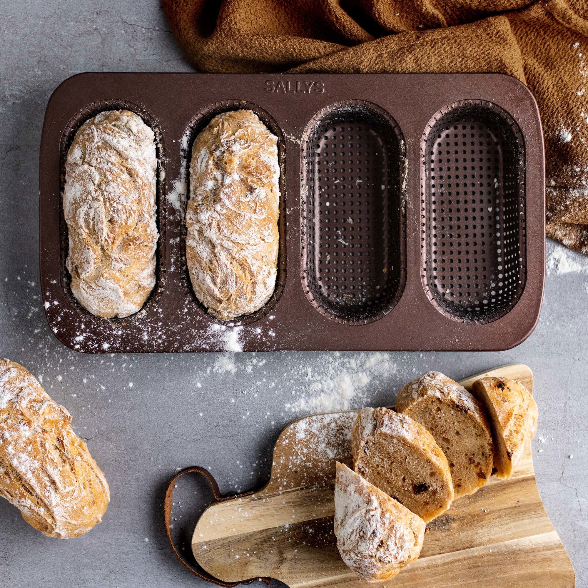 Sallys Mini-Baguetteblech