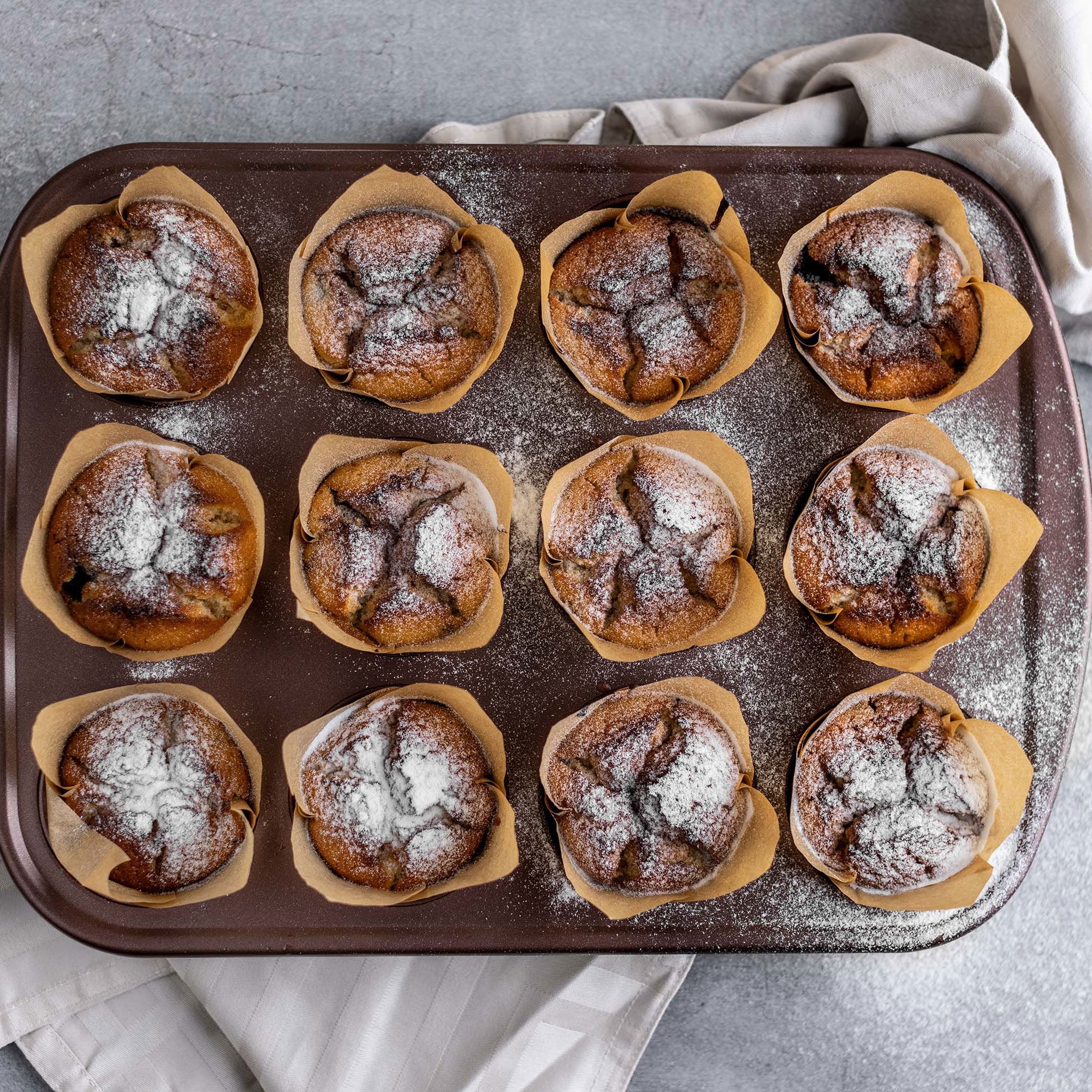 Sallys Muffinform XXL - 12er tief