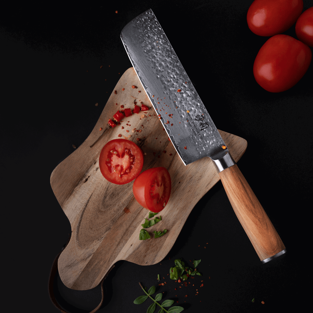 Sallys 3er Messer Set - Nakiri, Masuta & Santoku