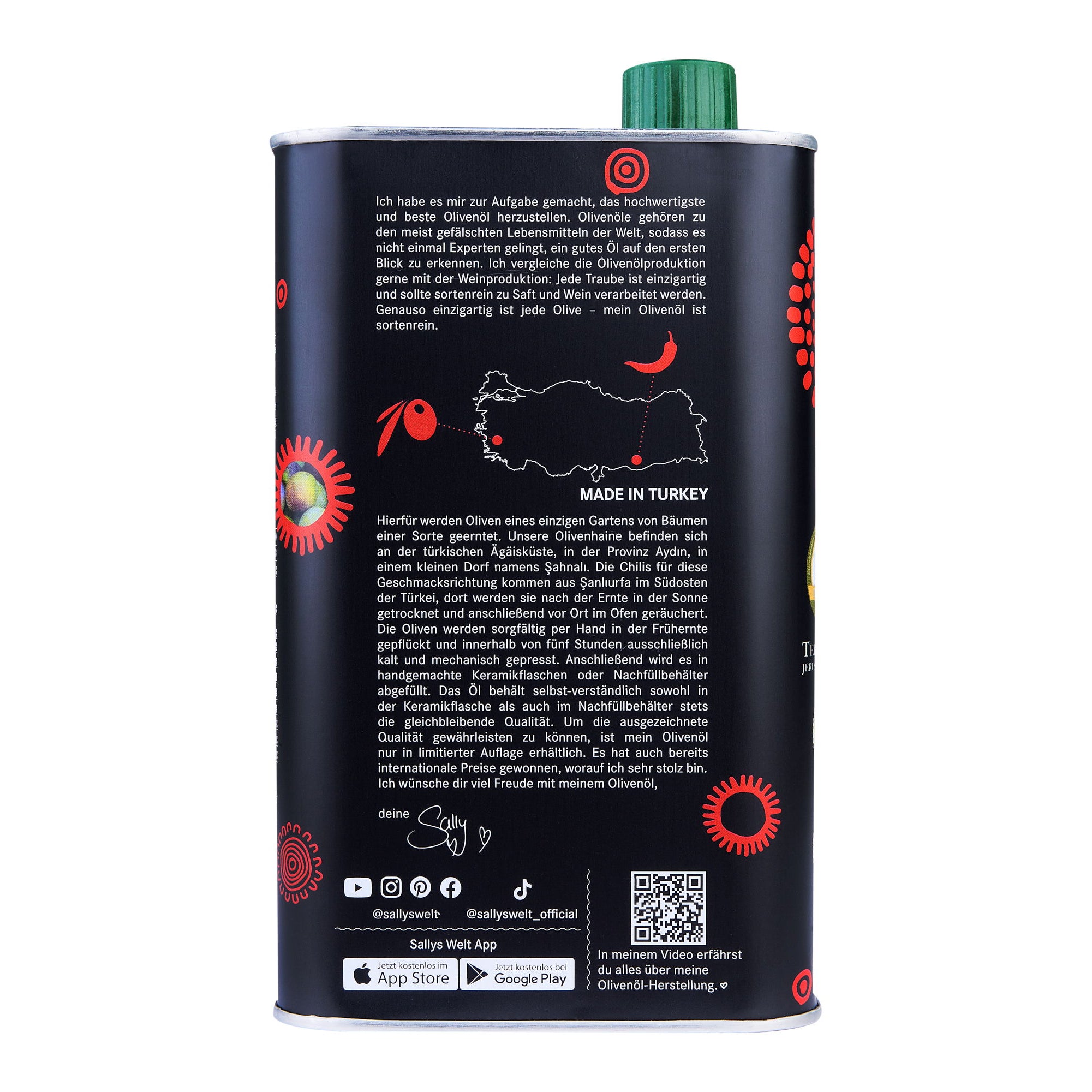 Sallys Smoked-Chili-Olivenöl Nachfüllkanister