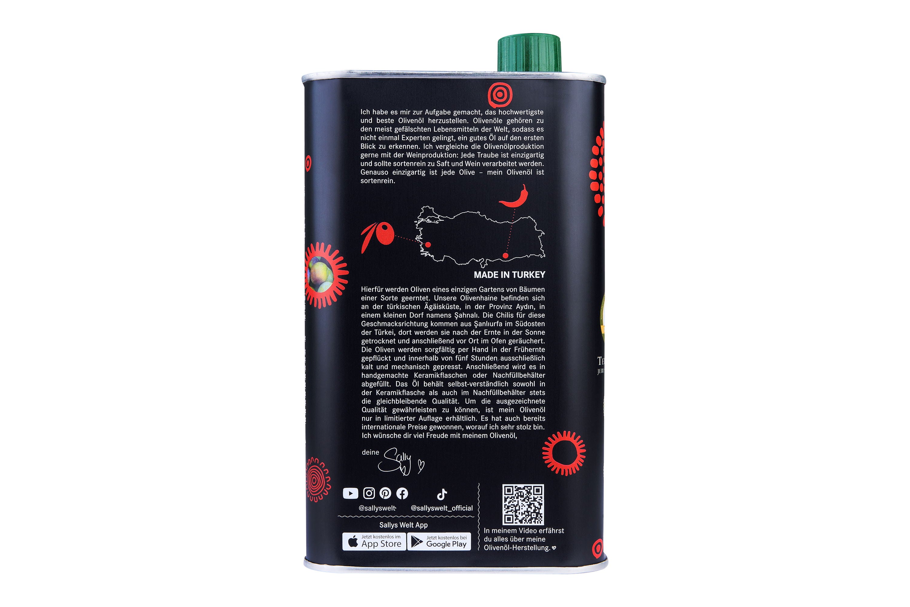 Sallys Smoked-Chili-Olivenöl Nachfüllkanister