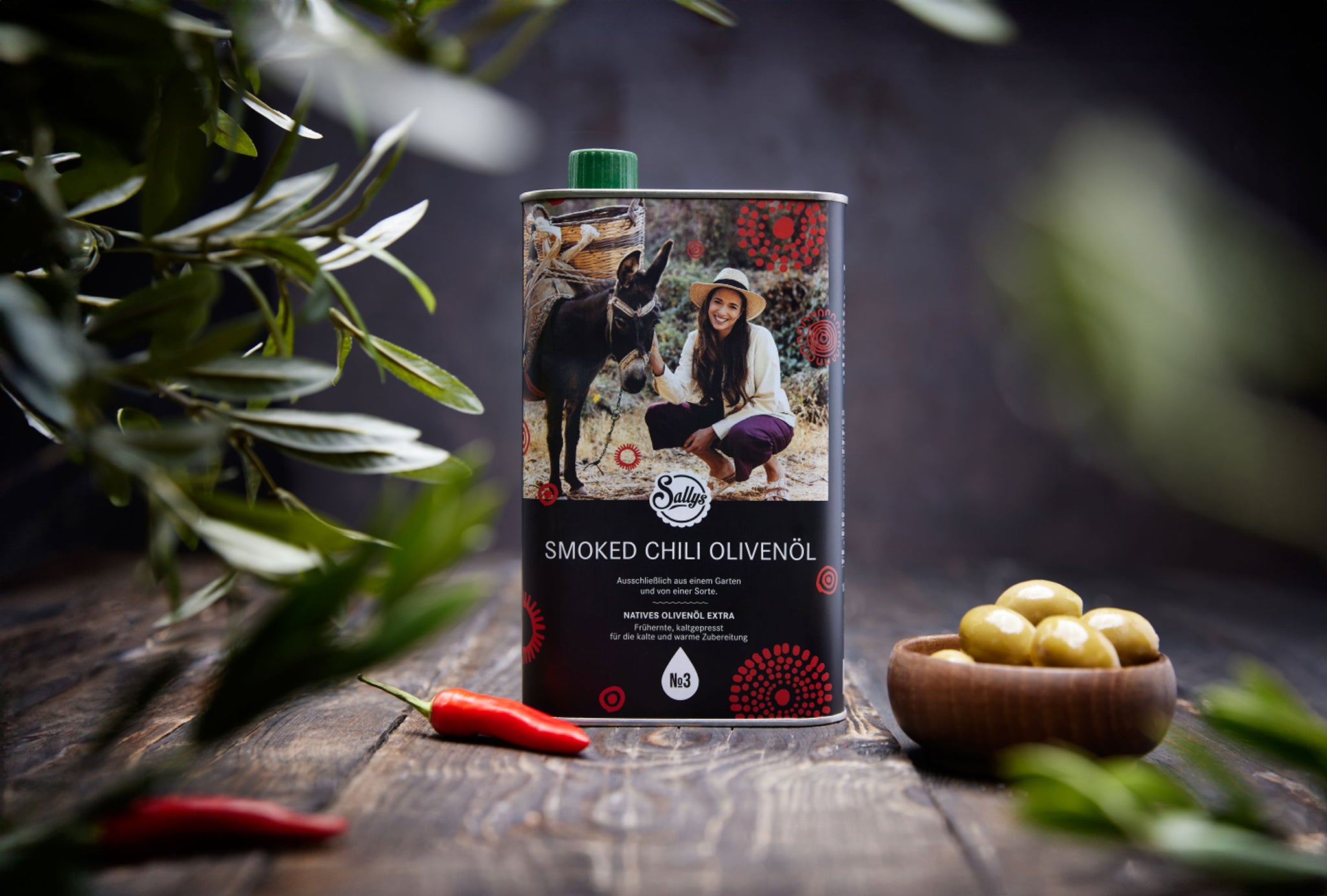 Sallys Smoked-Chili-Olivenöl Nachfüllkanister