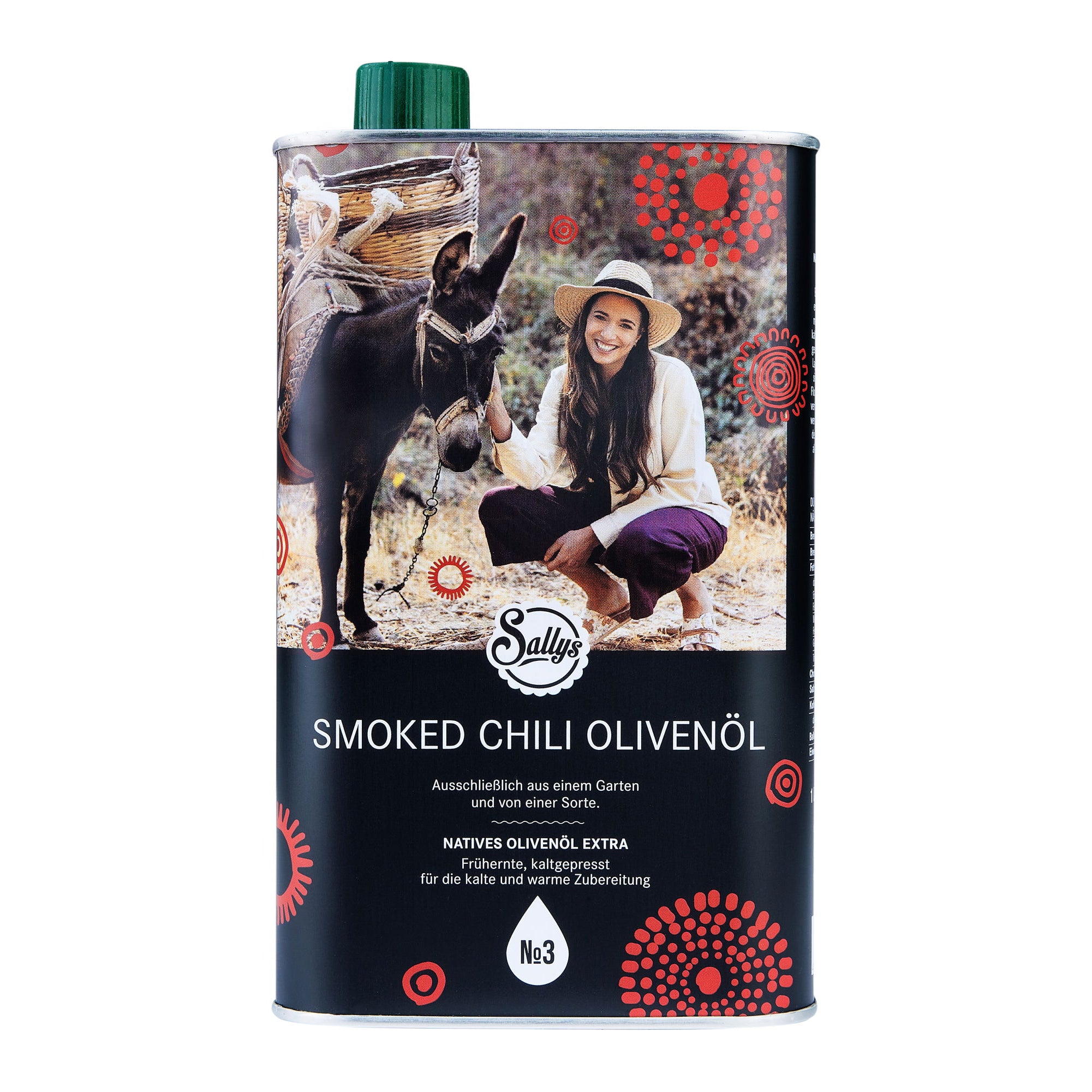 Ein Olivenölkanister mit Smoked Chili-Olivenöl