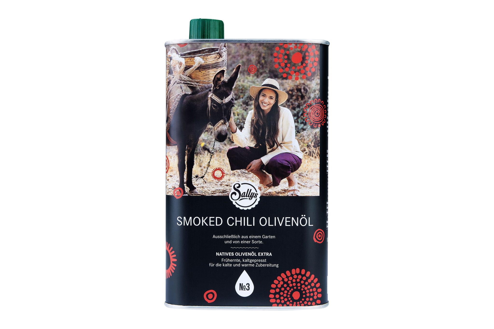 Ein Olivenölkanister mit Smoked Chili-Olivenöl