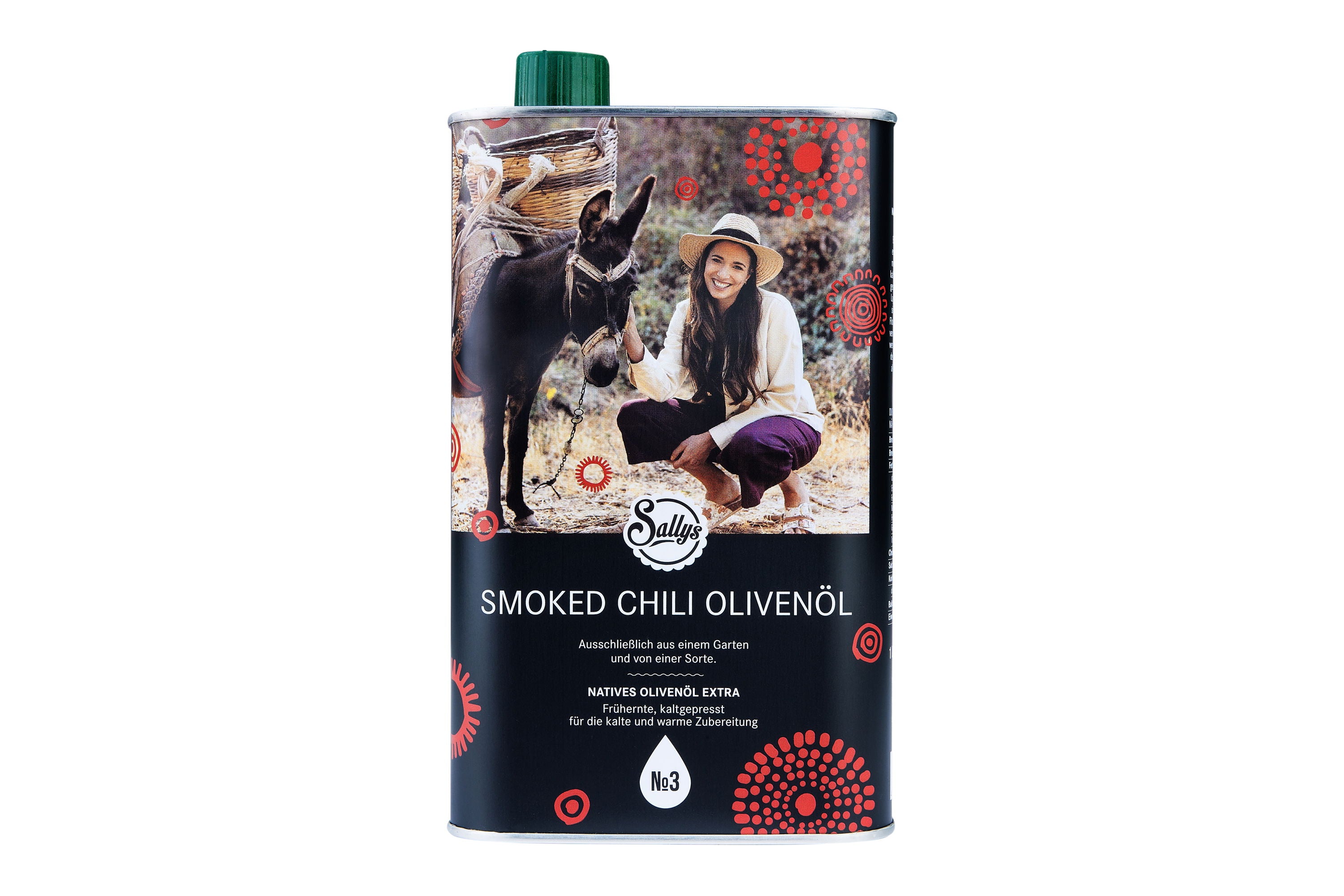 Ein Olivenölkanister mit Smoked Chili-Olivenöl