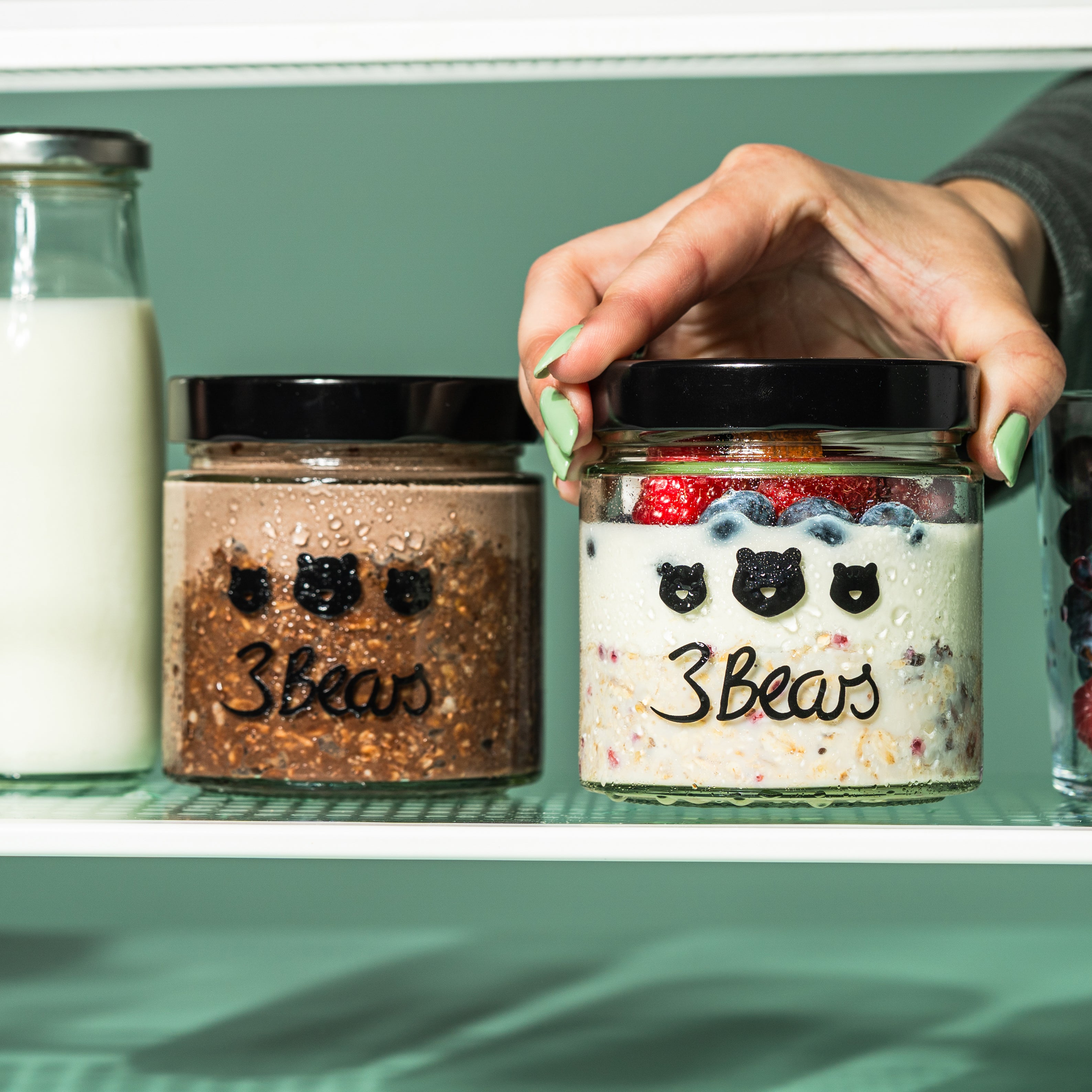 3Bears Standard Overnight Oats Glas