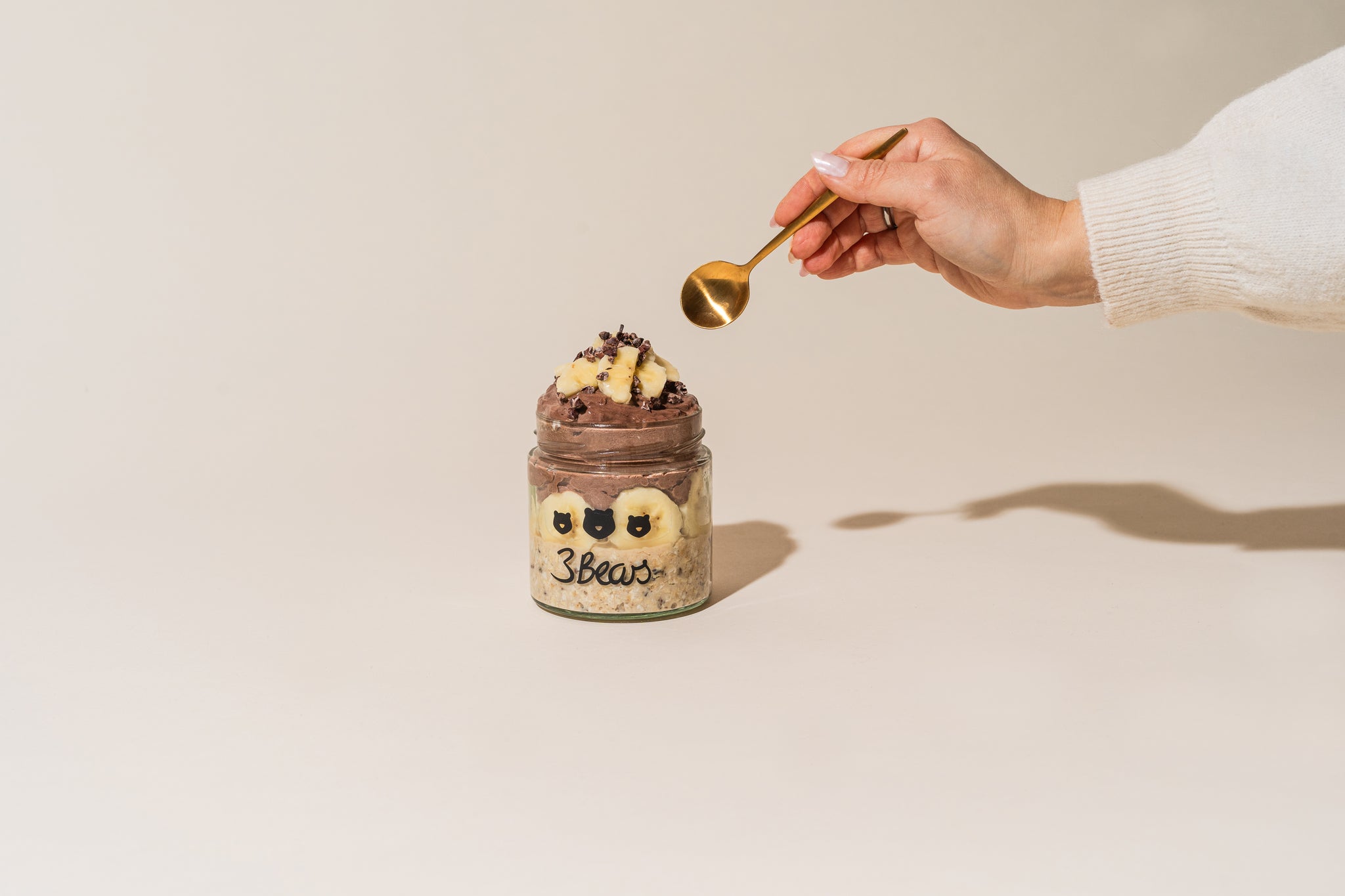 3Bears Overnight Oats Banana Split 400g