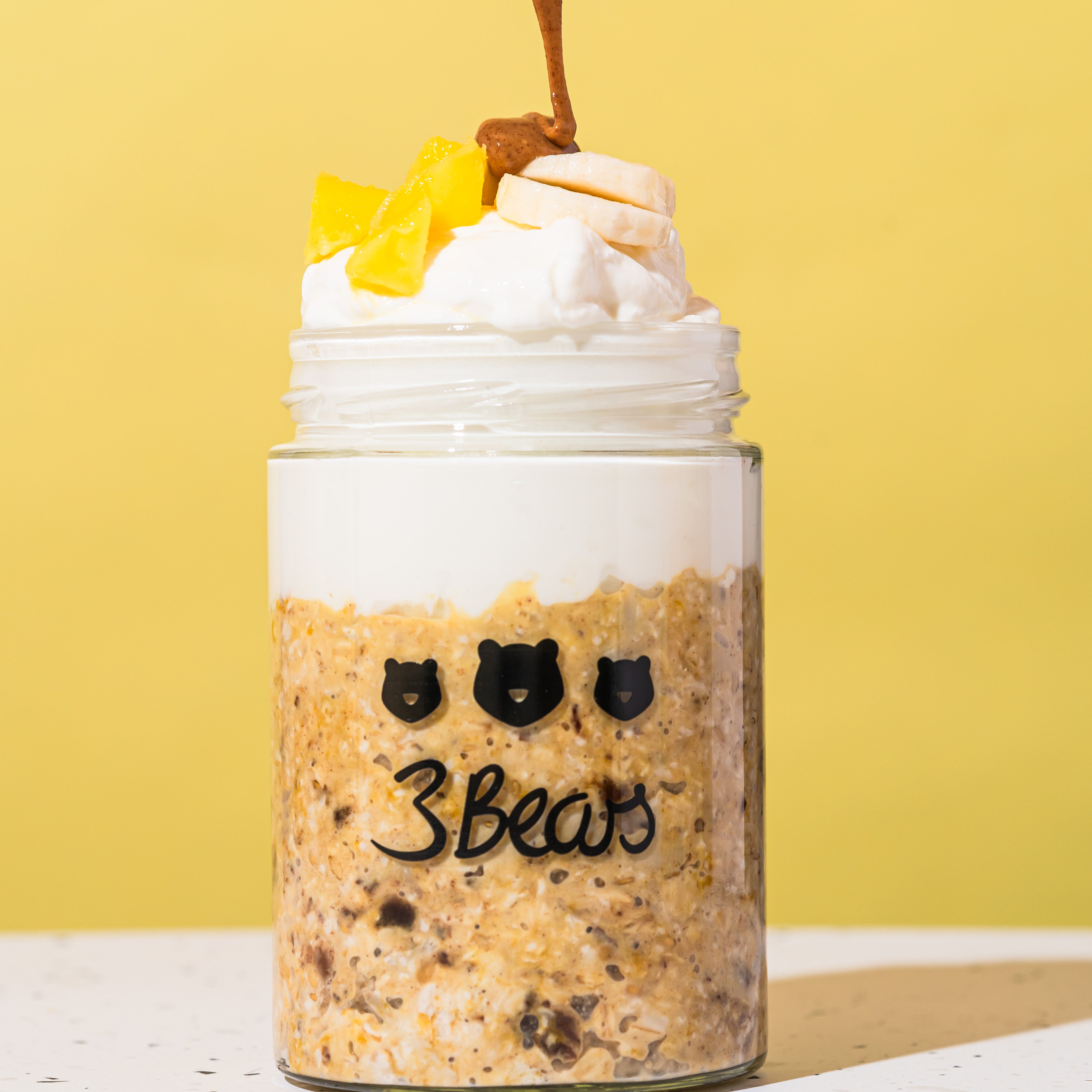3Bears Overnight Oats Goldene Mango 400g