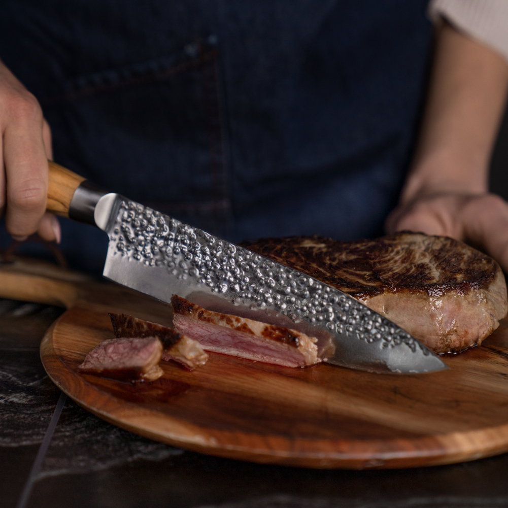 Sallys 3er Messer Set - Nakiri, Masuta & Santoku