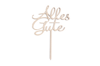 Sallys Cake Topper Sprüche - aus echtem Holz