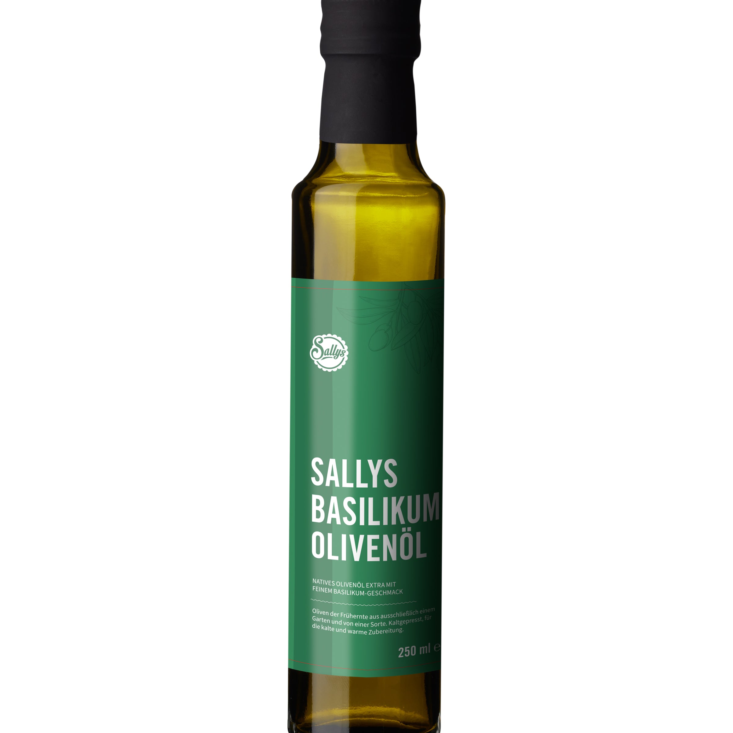 Sallys Basilikum Olivenöl - 250 ml